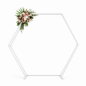 White Hexagon Arch