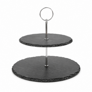 Black Slate Cupcake Stand