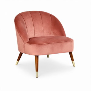 Blush Velvet Chair