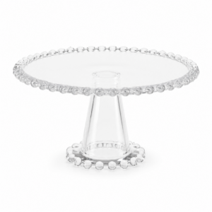 Glass Beaded Cake Stand