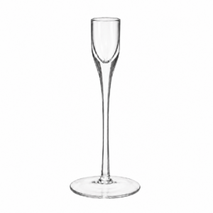 Glass Taper Candlestick Short