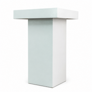 White Plinth Cocktail Table