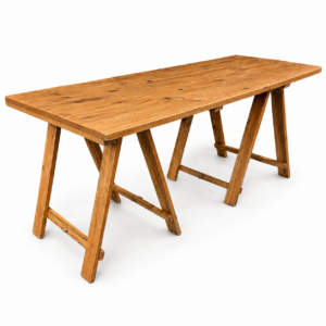 Wooden Trestle Table