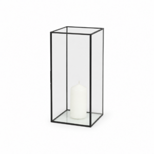 Black Frame Candle Holder Tall