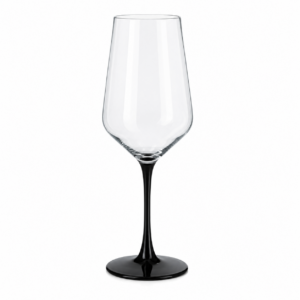 Wine Glass Black Stem