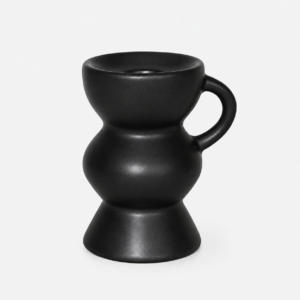 Black Handled Candle Holder 10cm