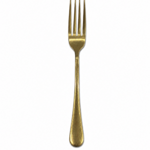 Gold Dinner Fork Plain