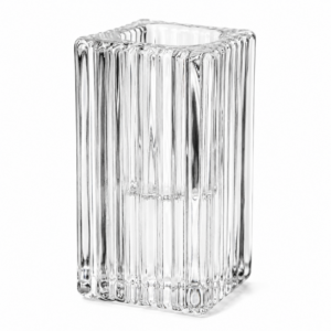 Glass Diva Rectangular Candlestick