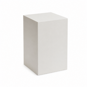 Plinth White Square Small