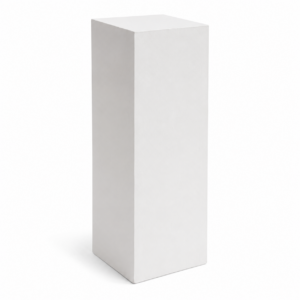 Plinth White Square Large