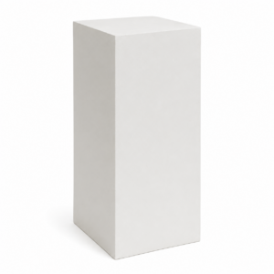Plinth White Square Medium