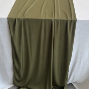 Green Satin Runner Olive